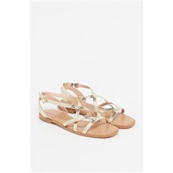 Sandalias Beige