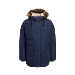 Parka con capucha Azul marino