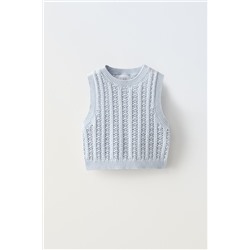 CROCHET KNIT TOP