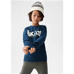 Sudadera estampada relieve -  Niño | MANGO OUTLET España