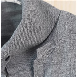 Женская имитация двухсекционного кардигана с воротником на пуговицах  CO*S