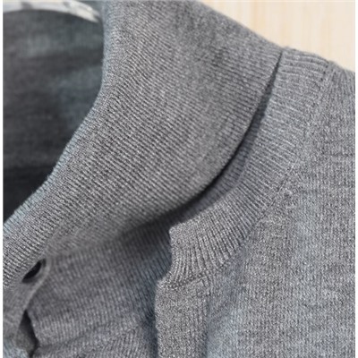 Женская имитация двухсекционного кардигана с воротником на пуговицах  CO*S