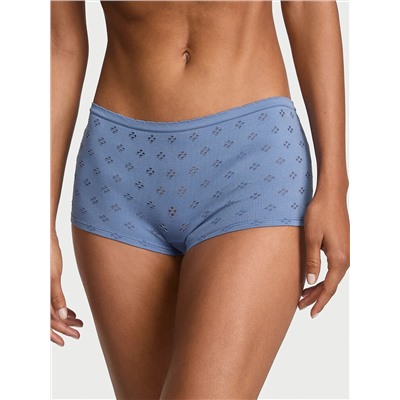 Seamless Eyelet Boyshort Panty
