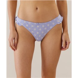 Tanga de algodón calado