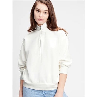 Half-Zip Mockneck Sweatshirt