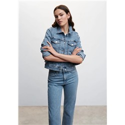 Cazadora vaquera bolsillos -  Mujer | MANGO OUTLET Melilla