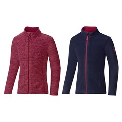 CRIVIT® Mädchen Fleecejacke, mit Stehkragen