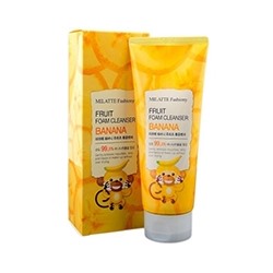 ПЕНКА ДЛЯ УМЫВАНИЯ С ЭКСТРАКТОМ БАНАНА 150 МЛ / MILATTE FASHIONY FRUIT FOAM CLEANSER BANANA 150 ML