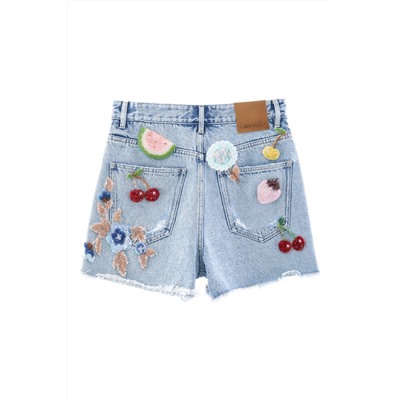 Short Azul claro