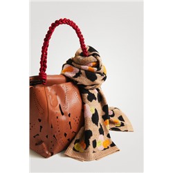 Bufanda alargada animal print