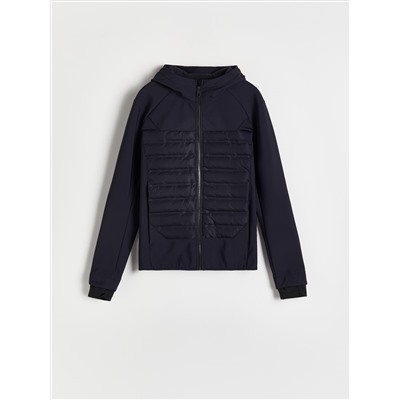 Jacke aus materialmix