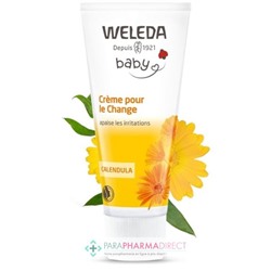 Weleda Baby - Calendula - Crème pour le Change - BIO - LOT de 2x75ml