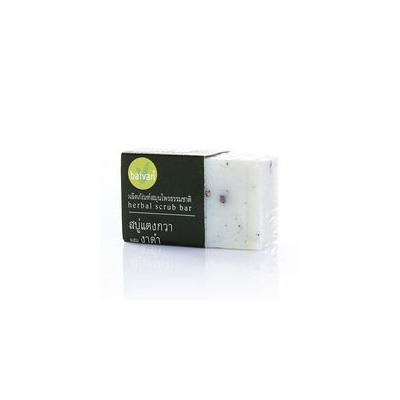 Мыло-скраб «Огурец и кунжут» Baivan 40 гр / Baivan herbal scrub soap cucumber&sesame 40 gr