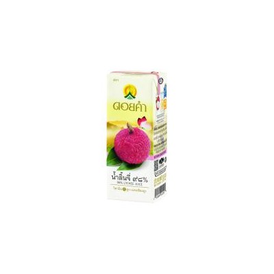 Натуральный 98% сок личи от Doi Kham 200 мл / Doi Kham 98% Lychee Juice 200ml