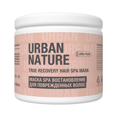 [URBAN NATURE] Маска для поврежденных волос SPA ВОССТАНОВЛЕНИЕ True Recovery Hair Mask, 300 мл