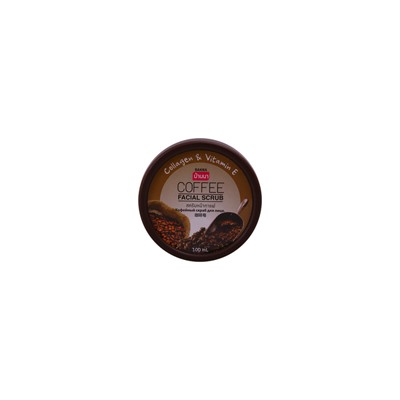 Скраб для лица с кофе от Banna 100 мл/ Banna coffe facial scrub 100 ml
