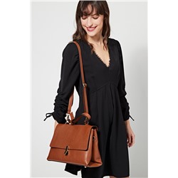 Bolso de piel Cara Camel