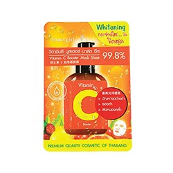 БУСТЕР МАСКА ДЛЯ ЛИЦА С ВИТАМИНОМ C ОТ SNOWGIRL 30 ГР/ SNOWGIRL VITAMIN C BOOSTER MASK SHEET 30G