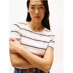 Stripe Crewneck T-Shirt