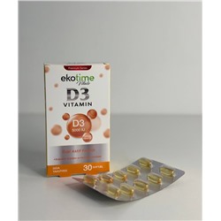 D3 VITAMIN 30 cap Ekotime