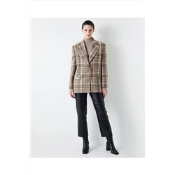 İpekyolEkose desen blazer