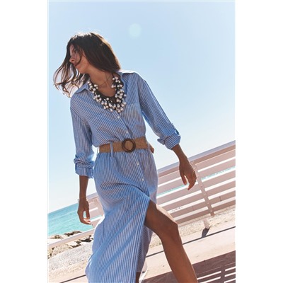 MIDI DRESS WITH BELT