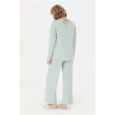 Kadın Mint Pijama Takımı