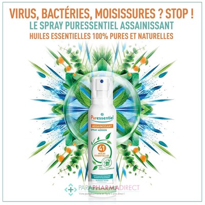 Puressentiel Assainissant Spray Aérien aux 41 Huiles Essentielles 200 ml