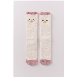 Calcetines largos pato beige