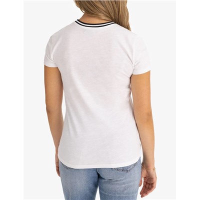 RINGER NECK TRIM T-SHIRT