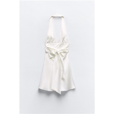 POCAS UNIDADES VESTIDO SATINADO HALTER