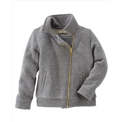 Sparkle French Terry Moto Jacket