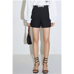 Short de lana Negro