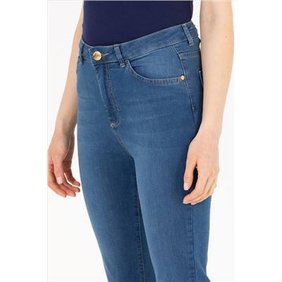 Kadın Mavi Skinny High Waist Fit Jean Pantolon