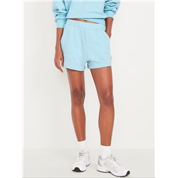 Extra High-Waisted SoComfy Sweat Shorts -- 3-inch inseam