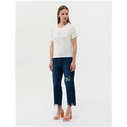 Koyu İndigo Jean Pantolon