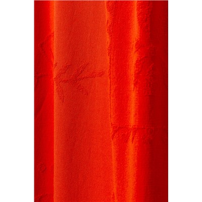 Sorle %100 Pamuk Plaj Havlusu - Turuncu - 70x150 cm