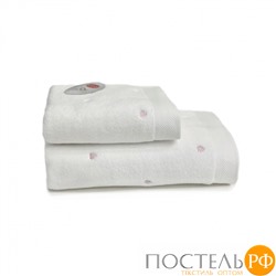 Полотенце Карвен "KALPLI NAKISLI" 50*90 1шт. микрокоттон НS 6015 pudra/пудровый