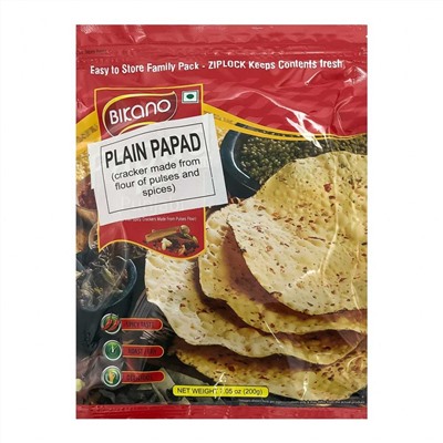 BIKANO Papad flatbreads with spices Лепешки Папад со специями 200г