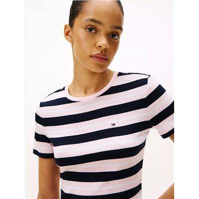 Stripe Crewneck T-Shirt