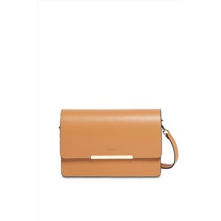 Bandolera de piel Nani Camel