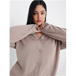 Leichte Strickjacke aus Viskosemischung