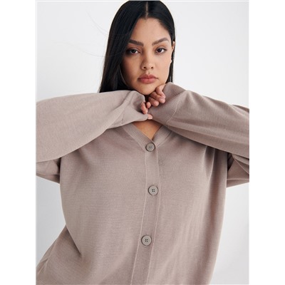 Leichte Strickjacke aus Viskosemischung
