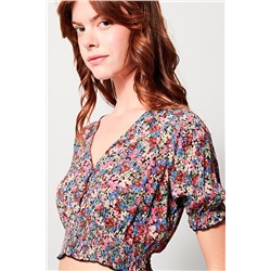 Camiseta Negro y rosa