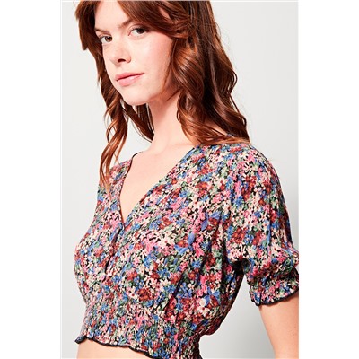 Camiseta Negro y rosa