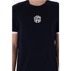 Erkek Regular Fit Bisiklet Yaka Lacivert Tişört