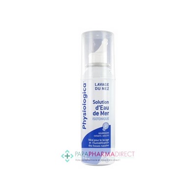 Gifrer Physiologica Isotonique Lavage du Nez Solution d'Eau de Mer Spray de 100ml