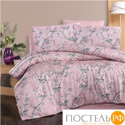 Постельное белье Карвен Stripe Satin с цветным принтом 1.5 спальное N249 -SB003(4пр.)