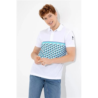 U.S. Polo Assn. Erkek Mavi Polo Yaka T-shirt EV-432693
