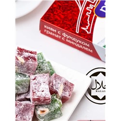 Рахат-Лукум "Pashaoglu" 300 г гранат с миндалем и киви с фундуком 1/20, шт
